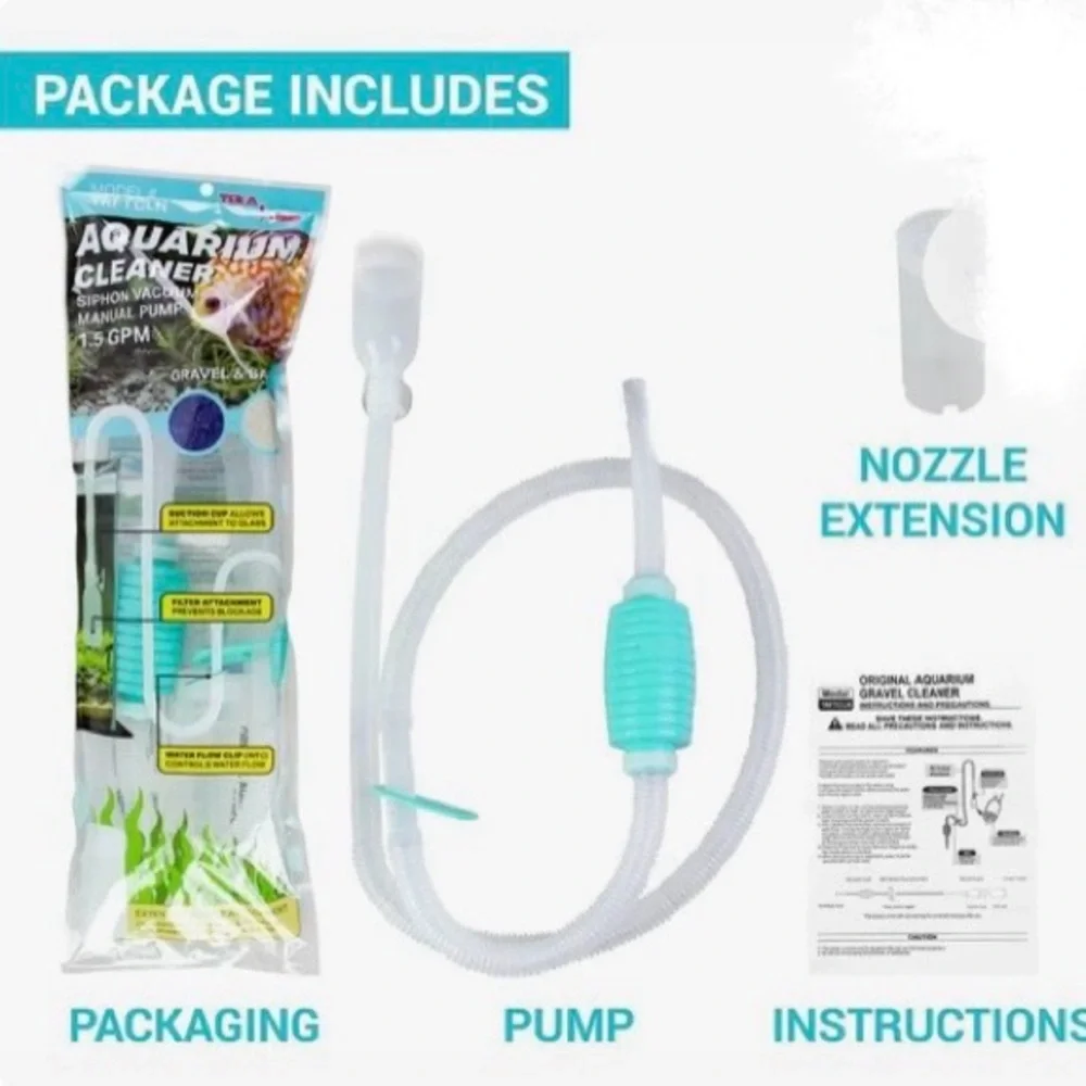TeraPump Aquarium Gravel & Sand BPA-Free Pump Never Opened